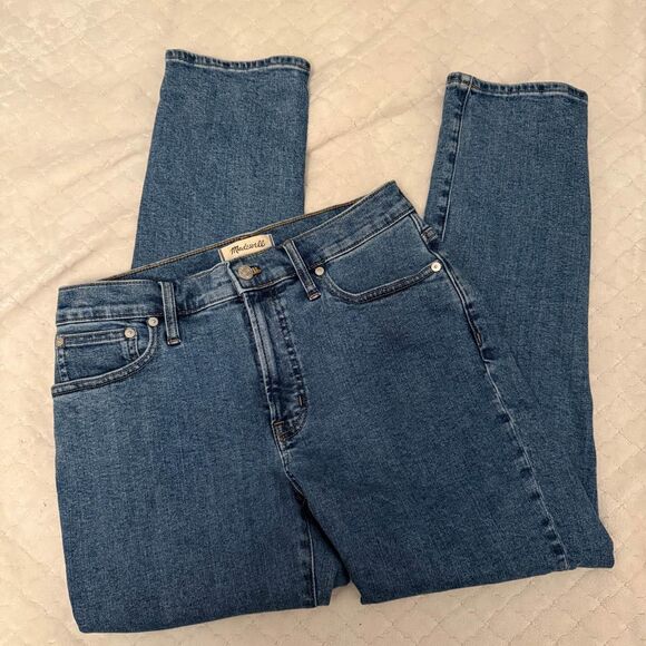 Madewell High-Rise Straight Leg Jeans – Medium Wash | Size 28 - Picture 1 of 3